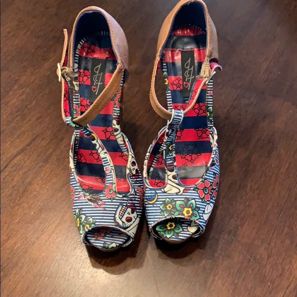 Pin up sailor Jerry heels